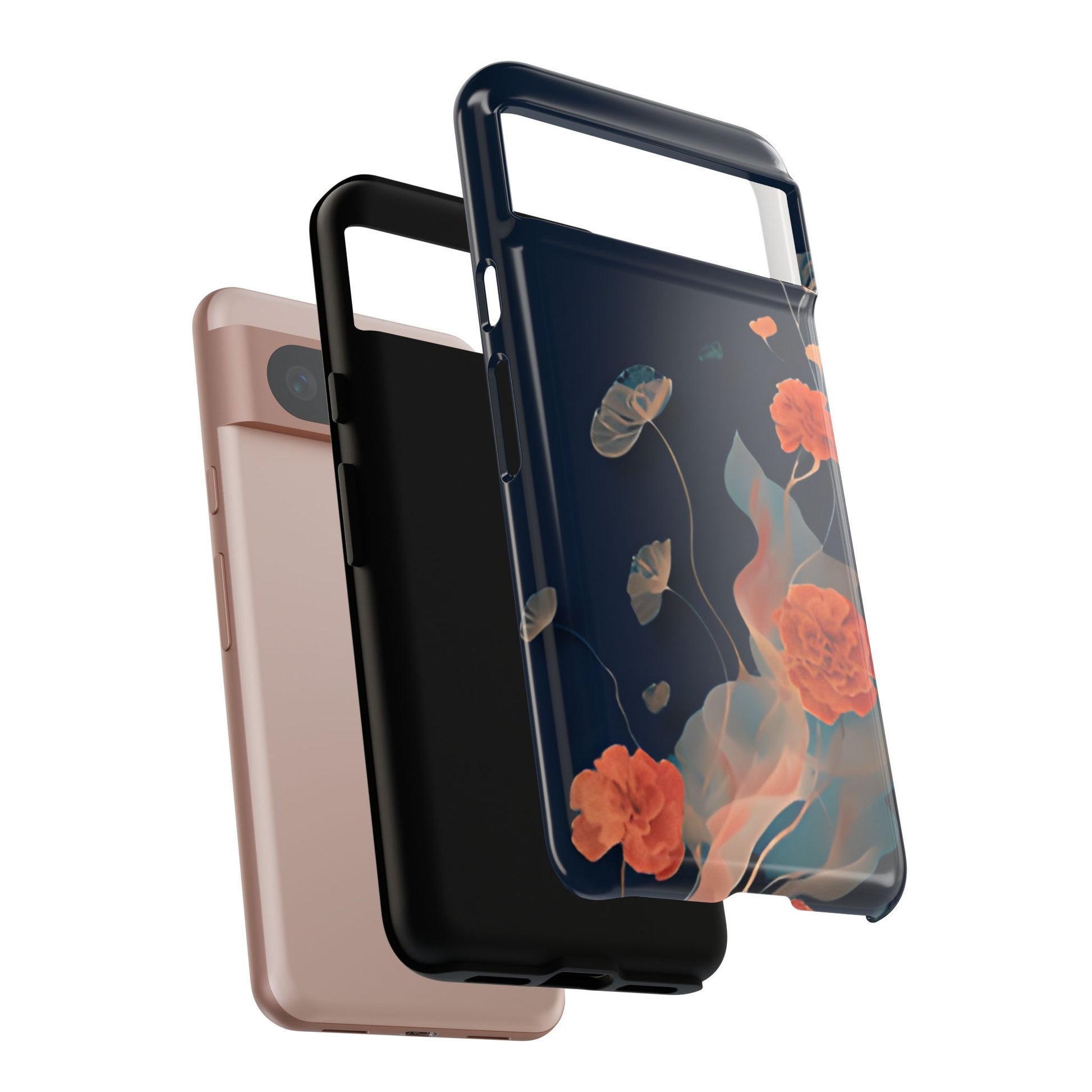 Lotus Reverie - Elegant Artistic Floral Google Pixel 8 Tough Phone Case - Painterly Lotus Blossom Design