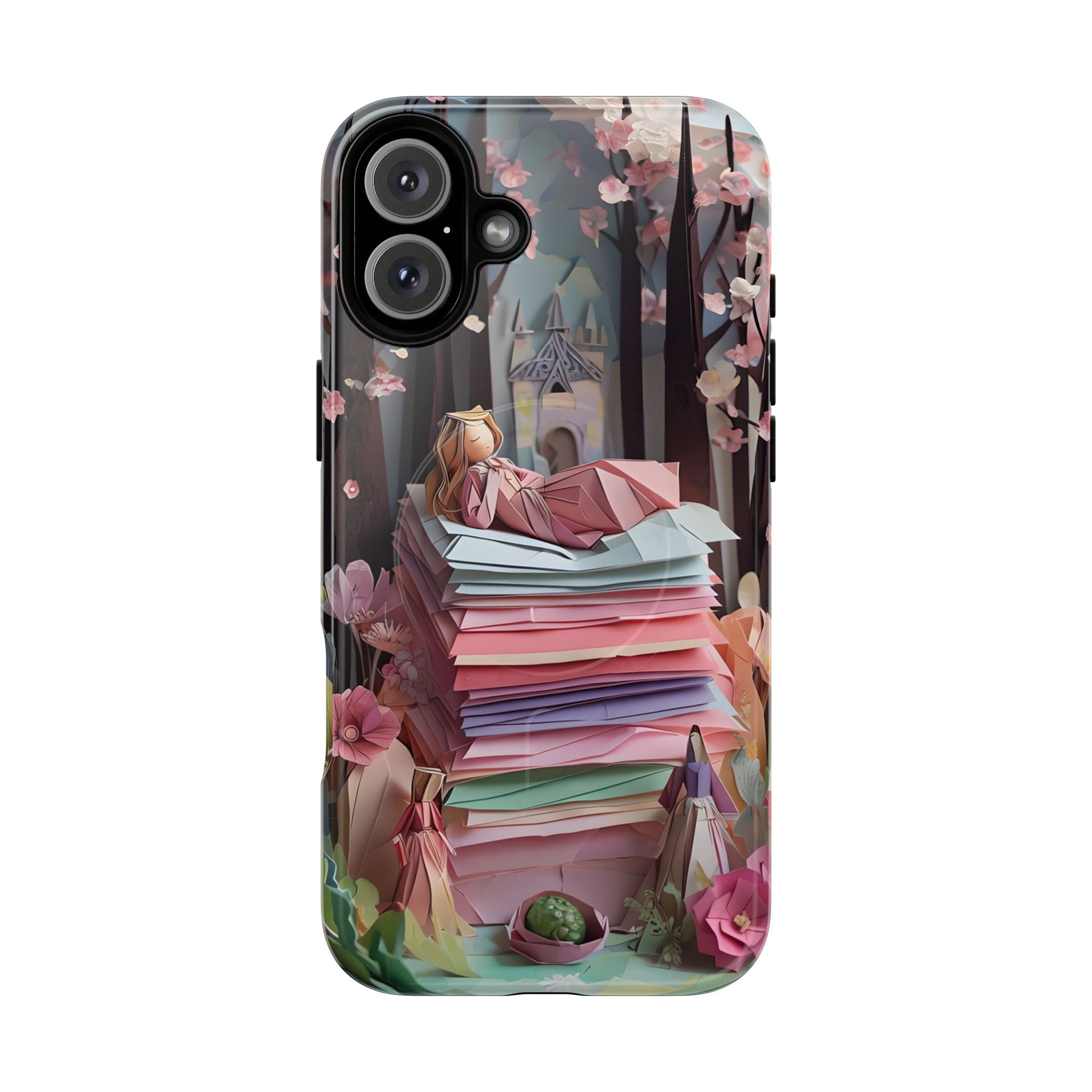 A Good Night's Sleep - iPhone 16 Plus MagSafe Phone Case - Whimsical Fantasy Floral Design