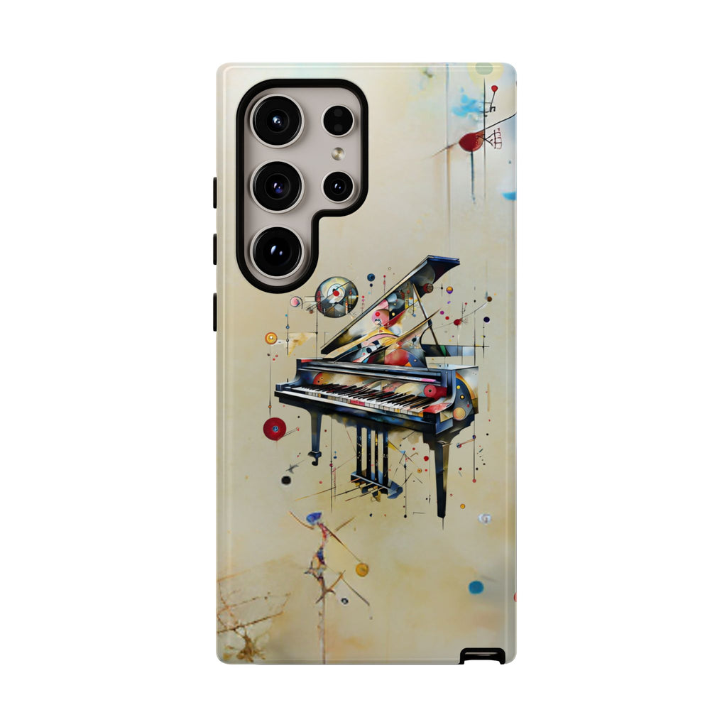 Keys of Imagination Artistic Grand Piano Tough Case for Samsung Galaxy S24 Ultra - Shockproof Phone Cover