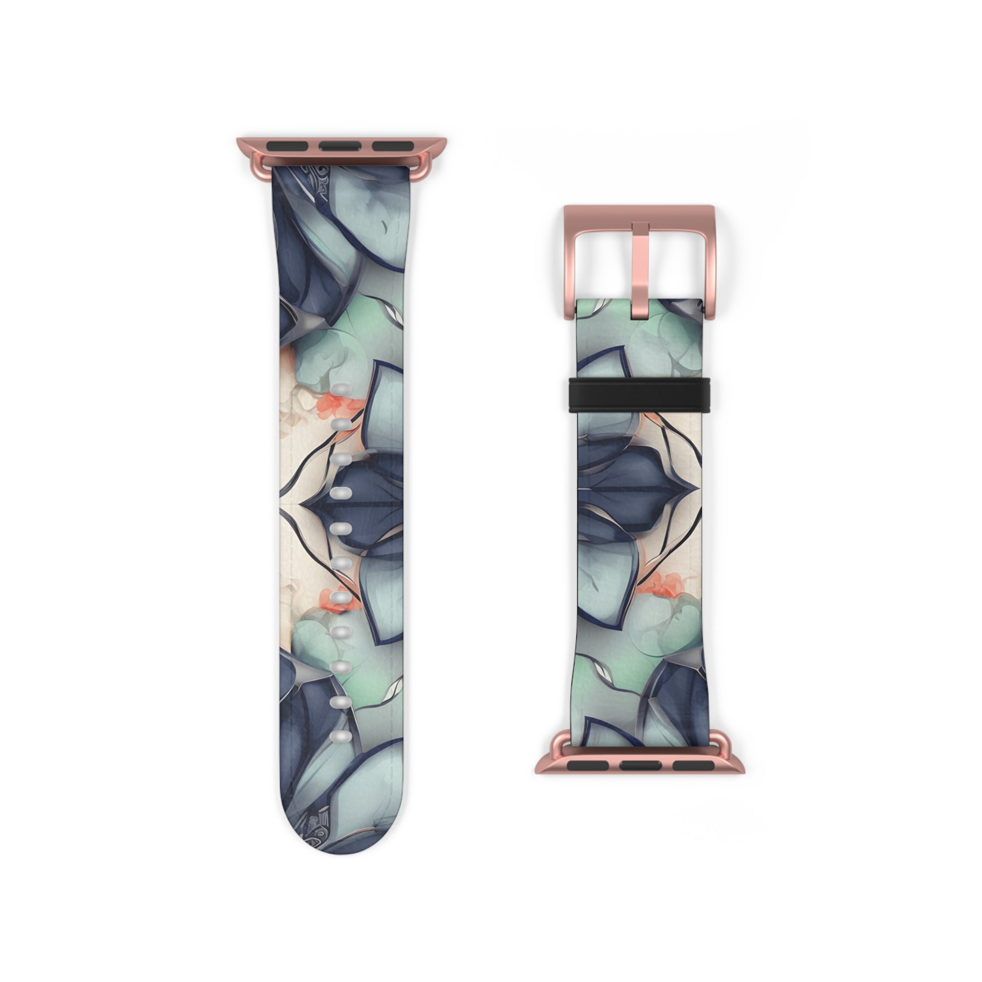 Midnight Mosaic Designer Apple Watch Band - Premium Custom Strap for Series 1-9, SE & Ultra - Artistic Vegan Leather