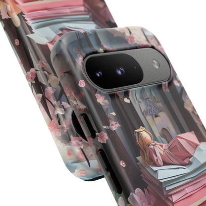A Good Night's Sleep - Google Pixel - Tough Phone Case -Whimsical Fantasy Floral Design