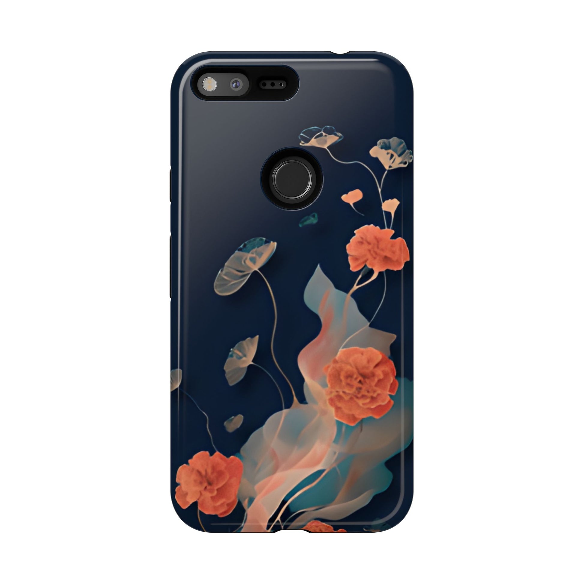 Lotus Reverie - Elegant Artistic Floral Google Pixel XL Tough Phone Case - Painterly Lotus Blossom Design