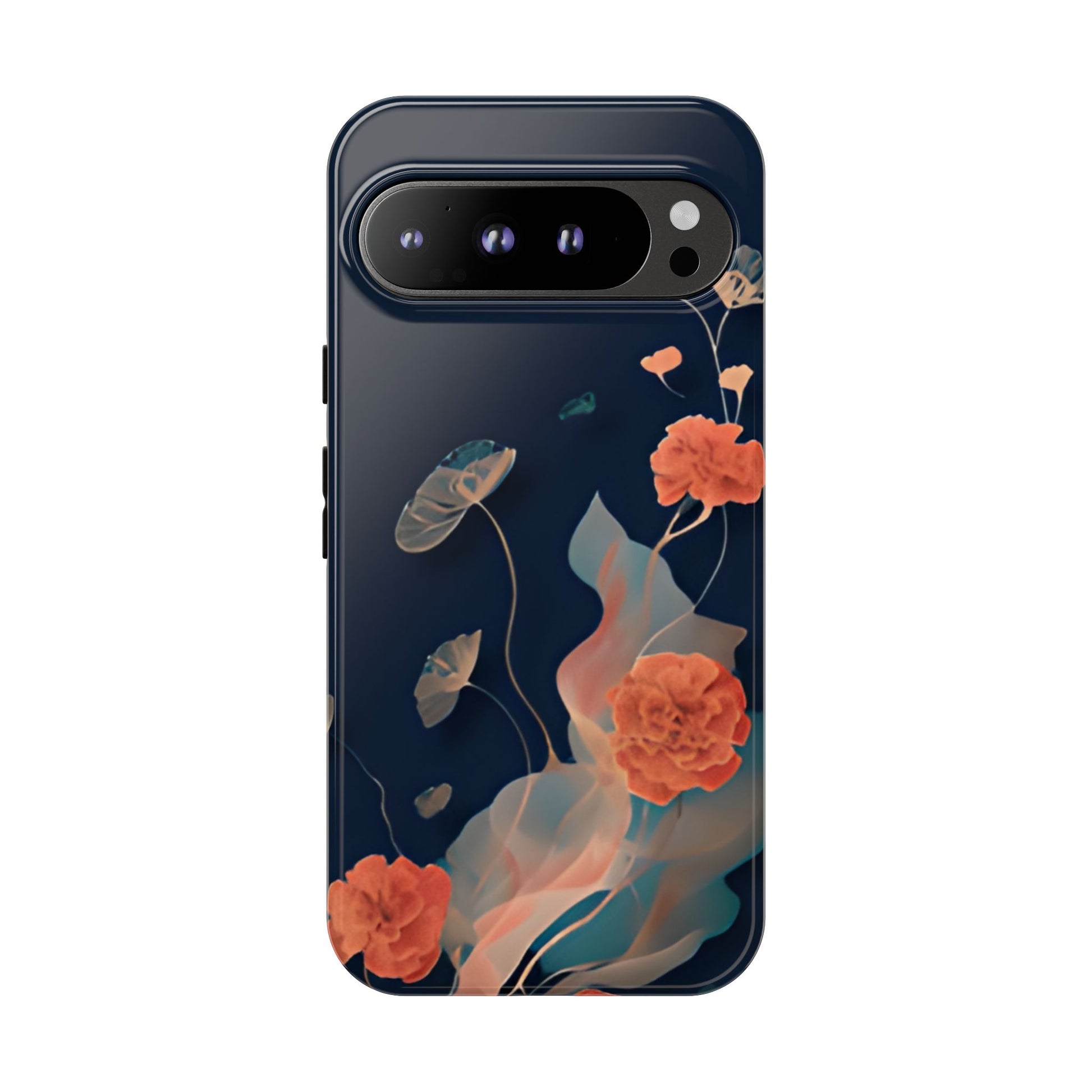 Lotus Reverie - Elegant Artistic Floral Google Pixel 9 Pro XL Tough Phone Case - Painterly Lotus Blossom Design