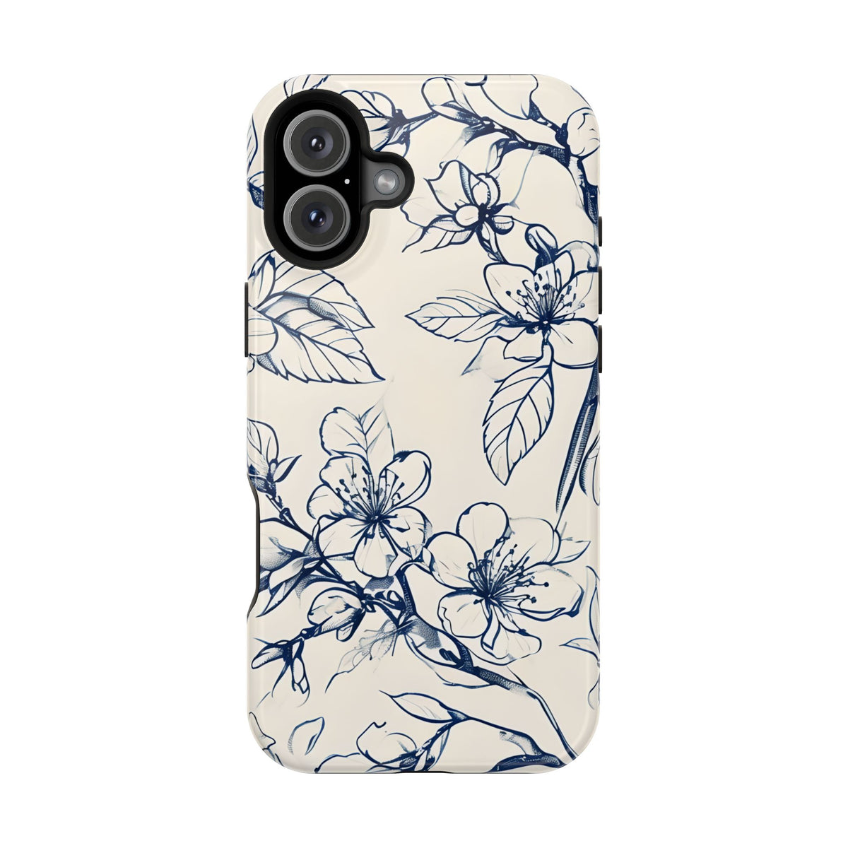 Blossom Sketch iPhone MagSafe Case