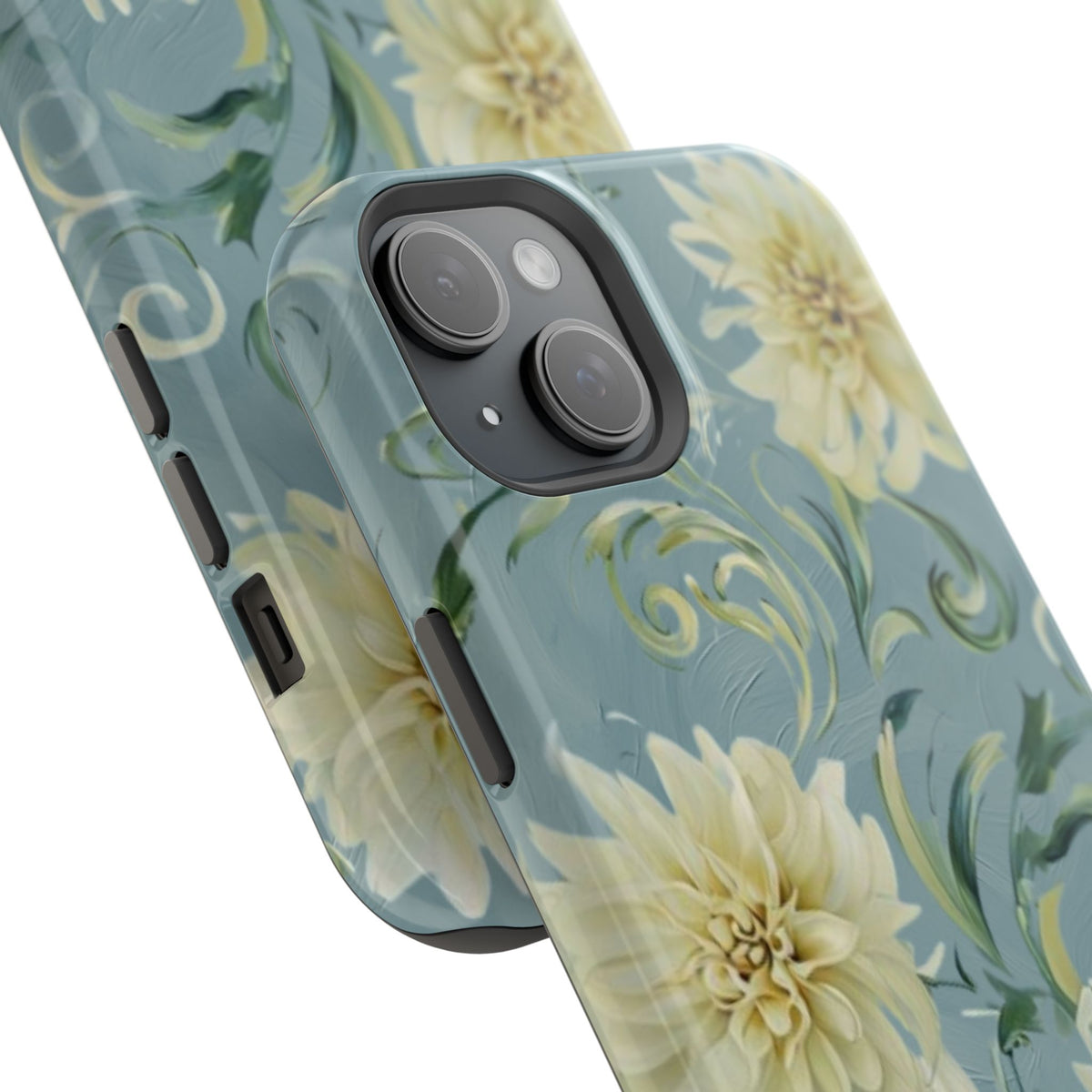 Golden Dahlia Trio iPhone MagSafe Case