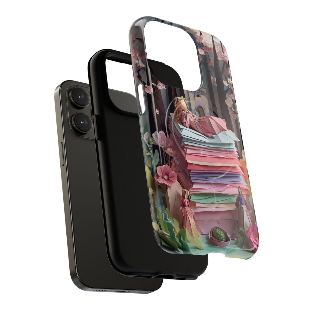 A Good Night's Sleep - iPhone 14 Pro MagSafe Phone Case - Whimsical Fantasy Floral Design