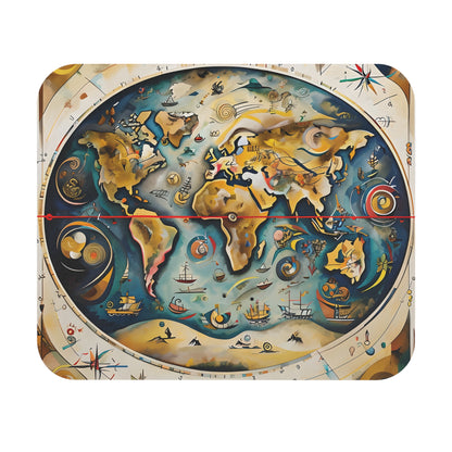 Celestial Map Mouse Pad - Premium 9x8 " Non-Slip Desk Mat for Work, Gaming & Office Decor