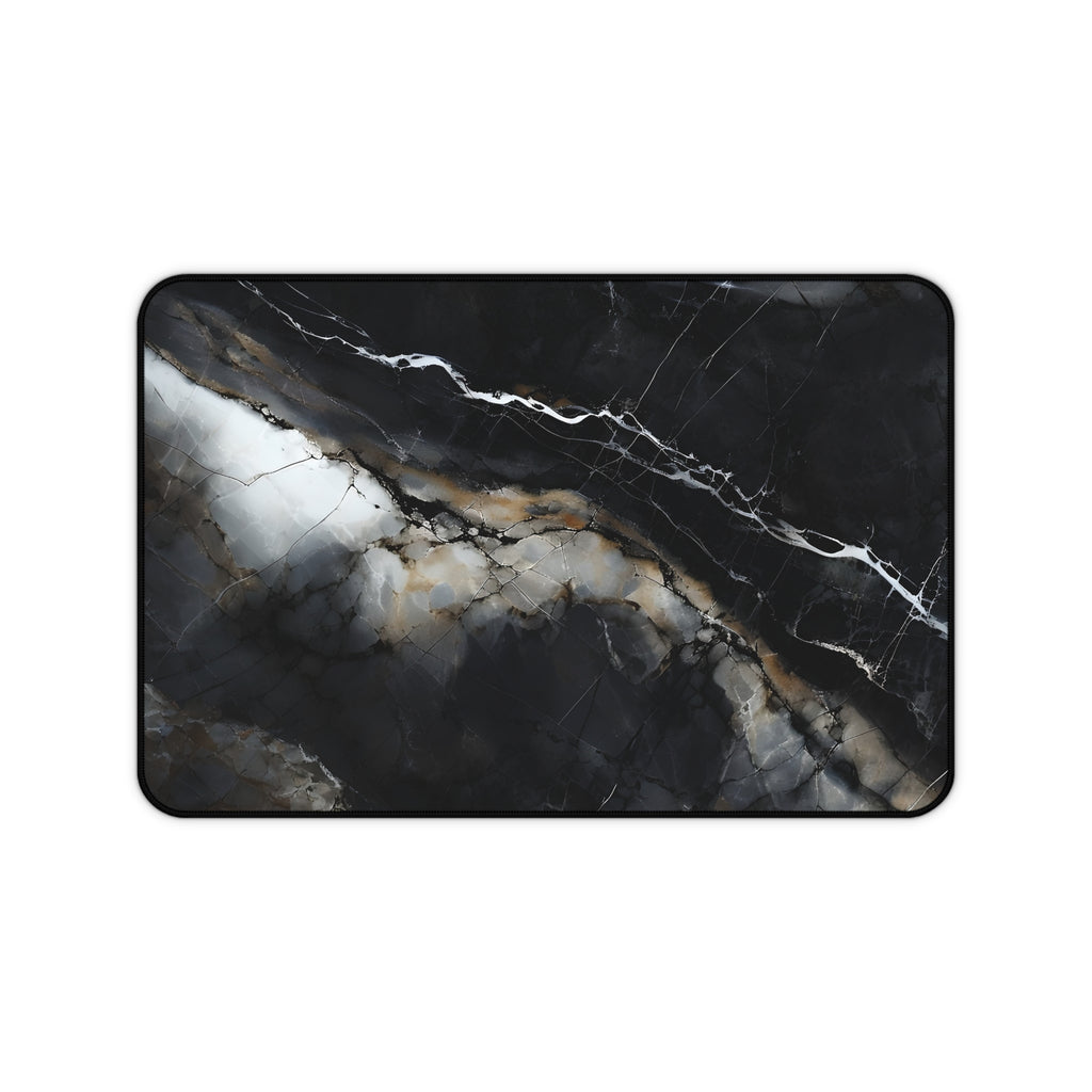 Obsidian Vein Designer Desk Mat - Premium Office Desk Pad, 3 Sizes Available, Artistic Workspace Protection