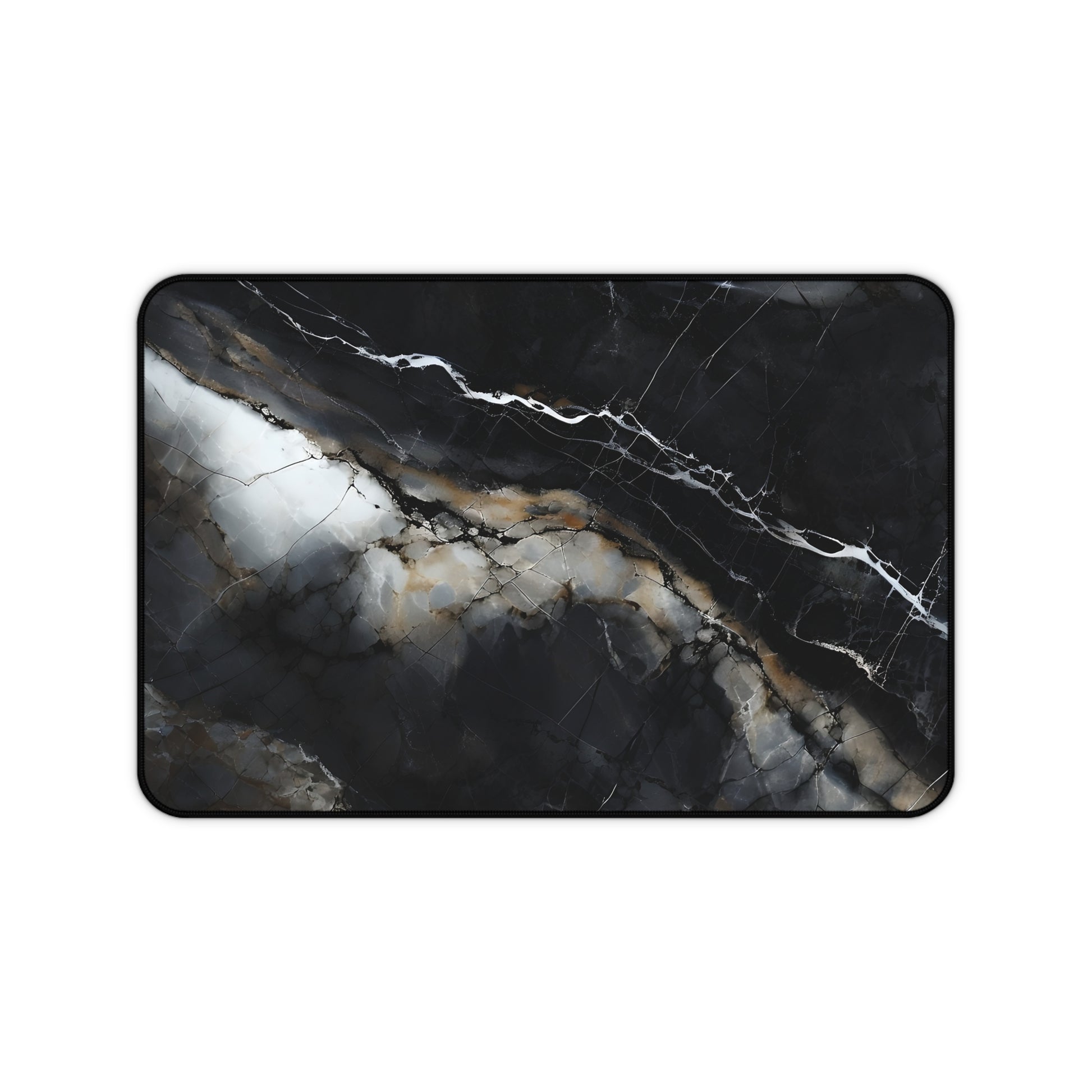 Obsidian Vein Designer Desk Mat - Premium Office Desk Pad, 3 Sizes Available, Artistic Workspace Protection