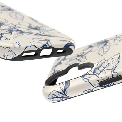 Blossom Sketch iPhone MagSafe Case