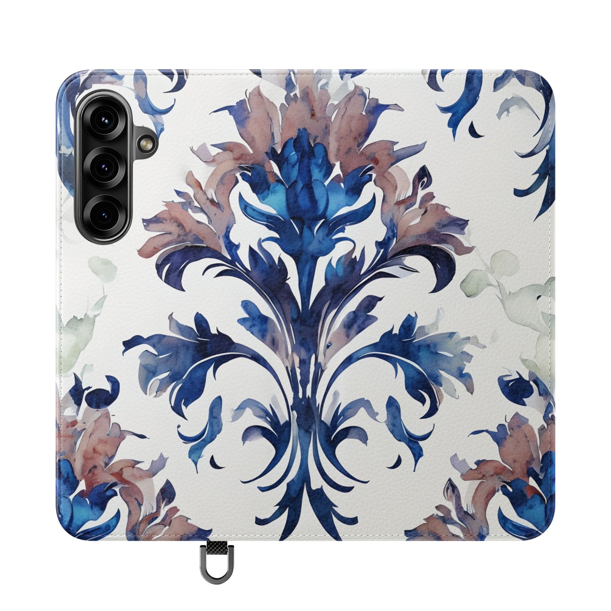 Delft Reverie - Abstract Wallet Phone Case for Samsung Galaxy S25 Plus