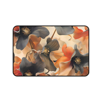 Autumn Ember Designer Desk Mat - Premium Office Desk Pad, 3 Sizes Available, Artistic Workspace Protection