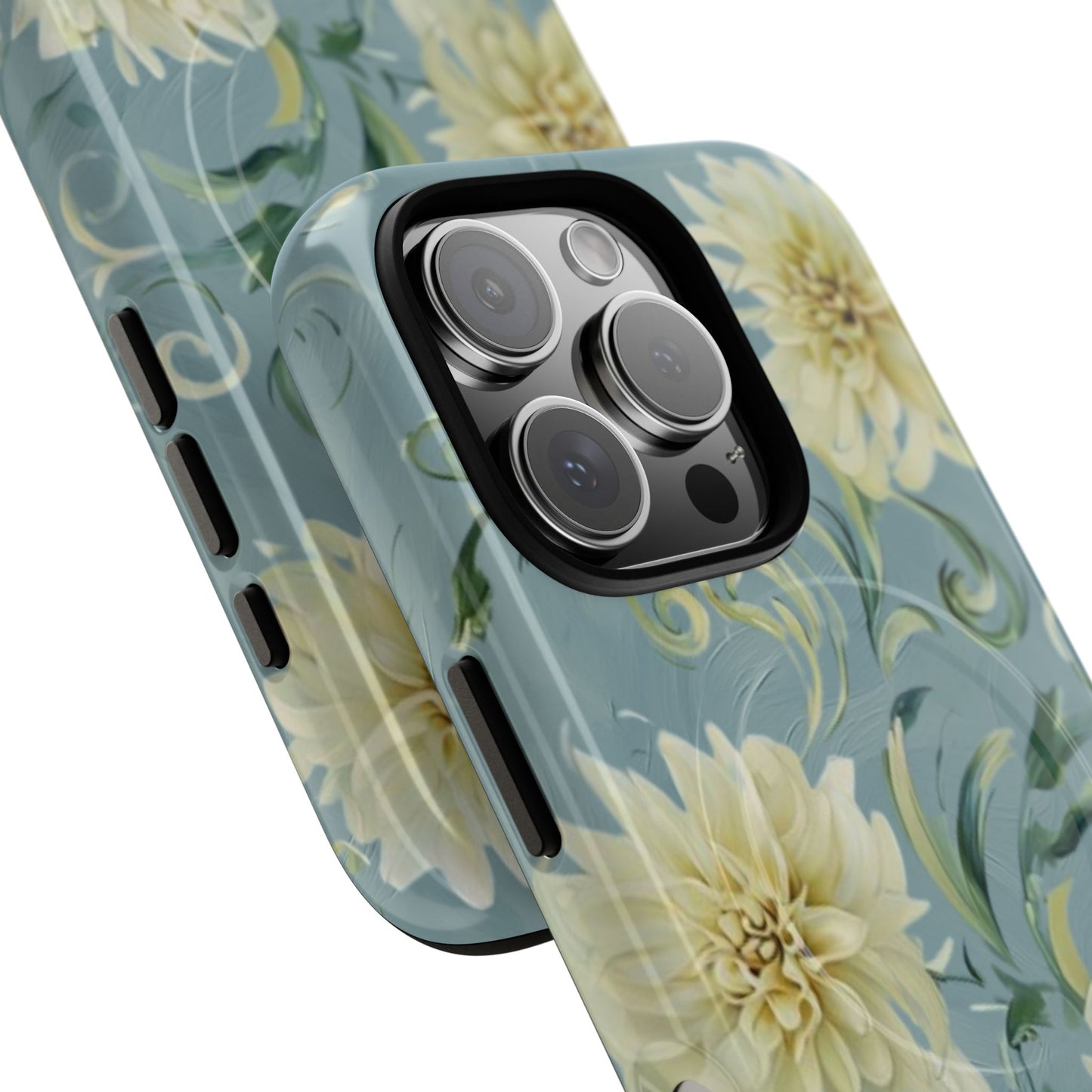 Golden Dahlia Trio iPhone MagSafe Case