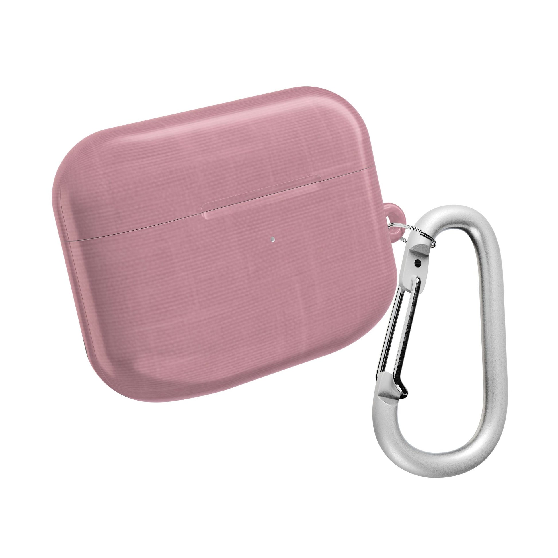 Blush Pink Linen AirPods Case - Minimalist Pink Cover for Gen 1, 2, 3, Pro Gen 1 & 2