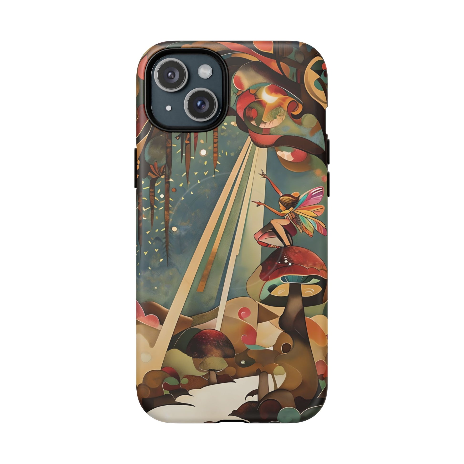 Enchanted Orchard iPhone 15 Plus - Artistic Fairy Tale cover - MagSafe Compatible - Premium Drop Protection