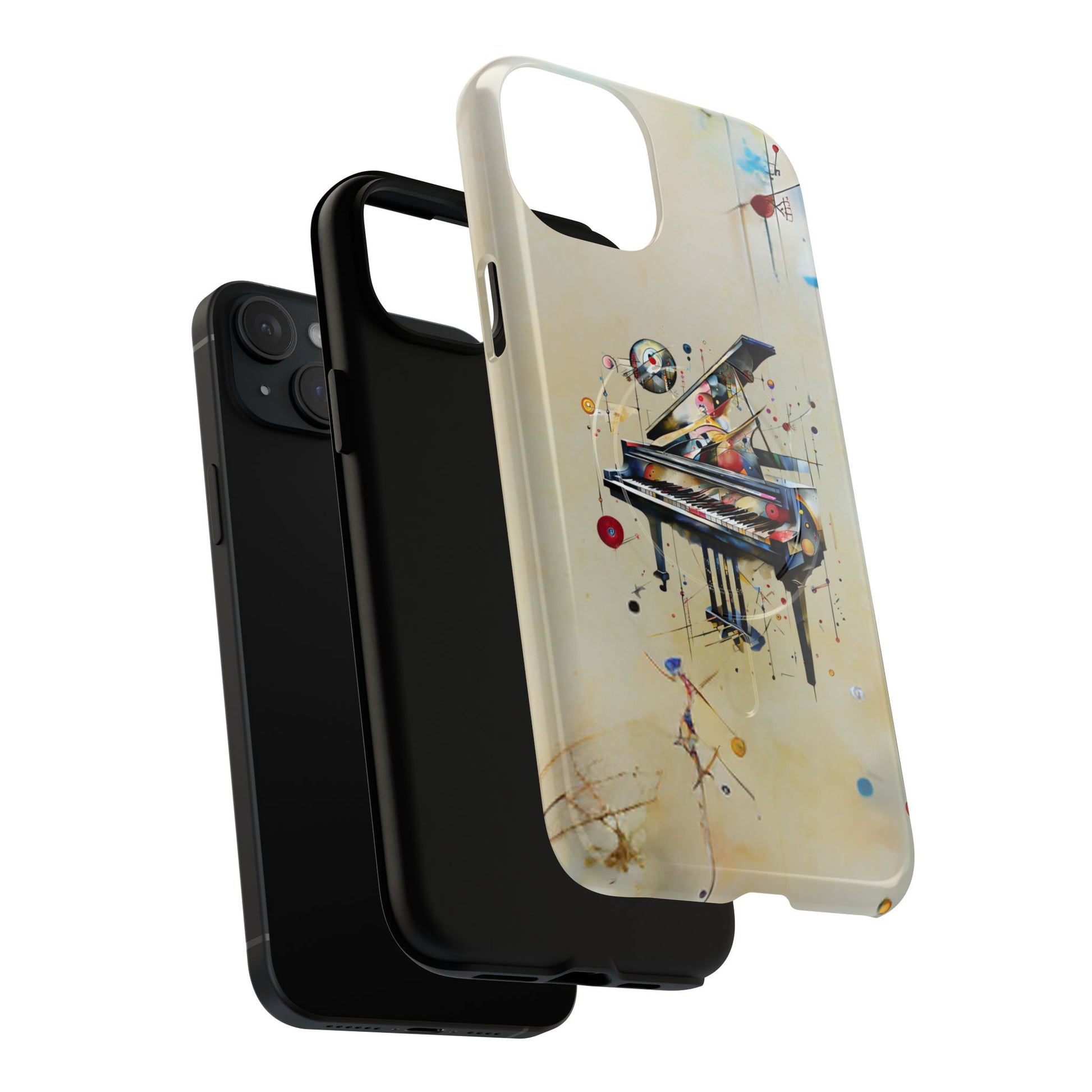 Keys of Imagination Artistic Grand Piano iPhone 15 Plus MagSafe Case