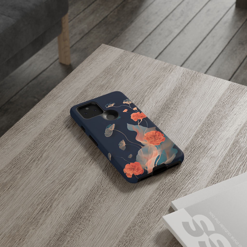 Lotus Reverie - Elegant Artistic Floral Google Pixel 5 5G Tough Phone Case - Painterly Lotus Blossom Design
