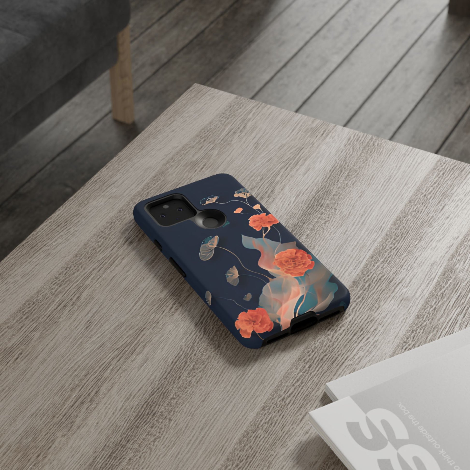 Lotus Reverie - Elegant Artistic Floral Google Pixel 5 5G Tough Phone Case - Painterly Lotus Blossom Design