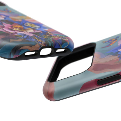 Blue Columbine Carnivale iPhone MagSafe Case