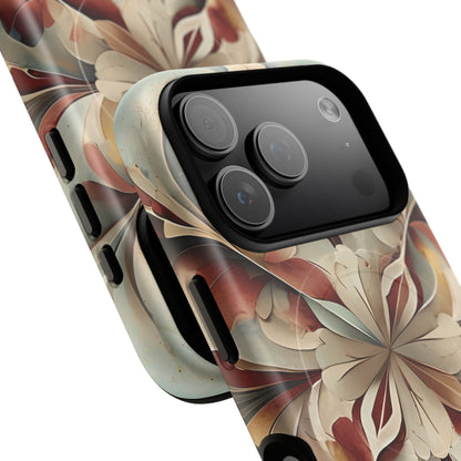 Vintage Baroque Blossom - Ornate Floral Art iPhone MagSafe Phone Case - Elegant Baroque-Inspired Design