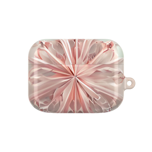 Blush Frost AirPod Case - Pink Snowflake Earbud Cover for Gen 1, 2, 3, Pro Gen 1 & 2