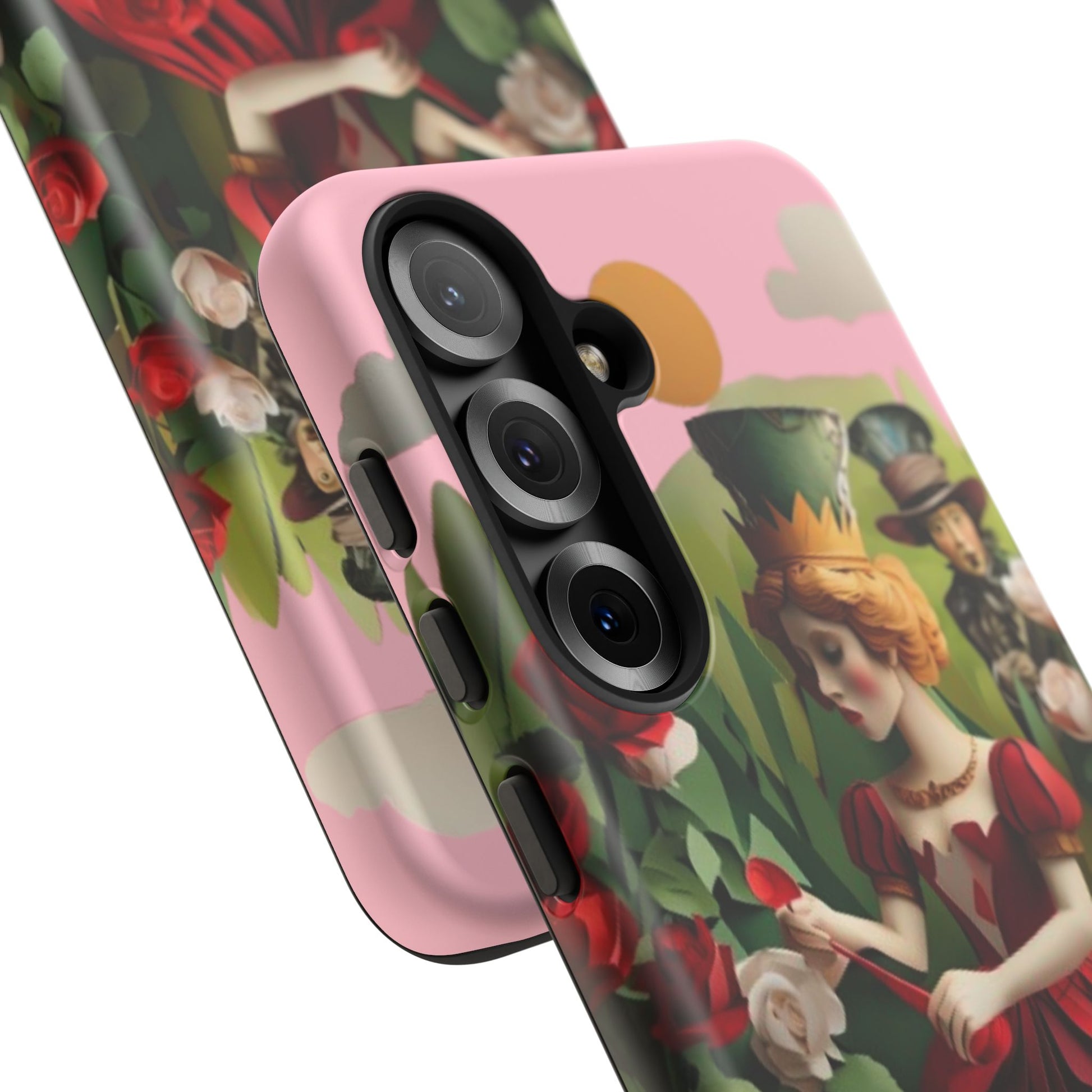 Regal Rose Court - Samsung Galaxy S25 - Tough Phone Case -Whimsical Fantasy Floral Design