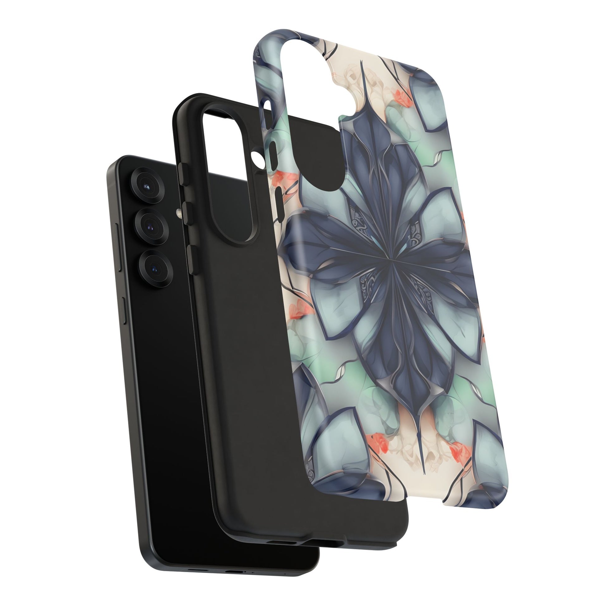Midnight Mosaic Tough Case for Samsung Galaxy S25 Plus- Premium Shockproof Designer Phone Cover
