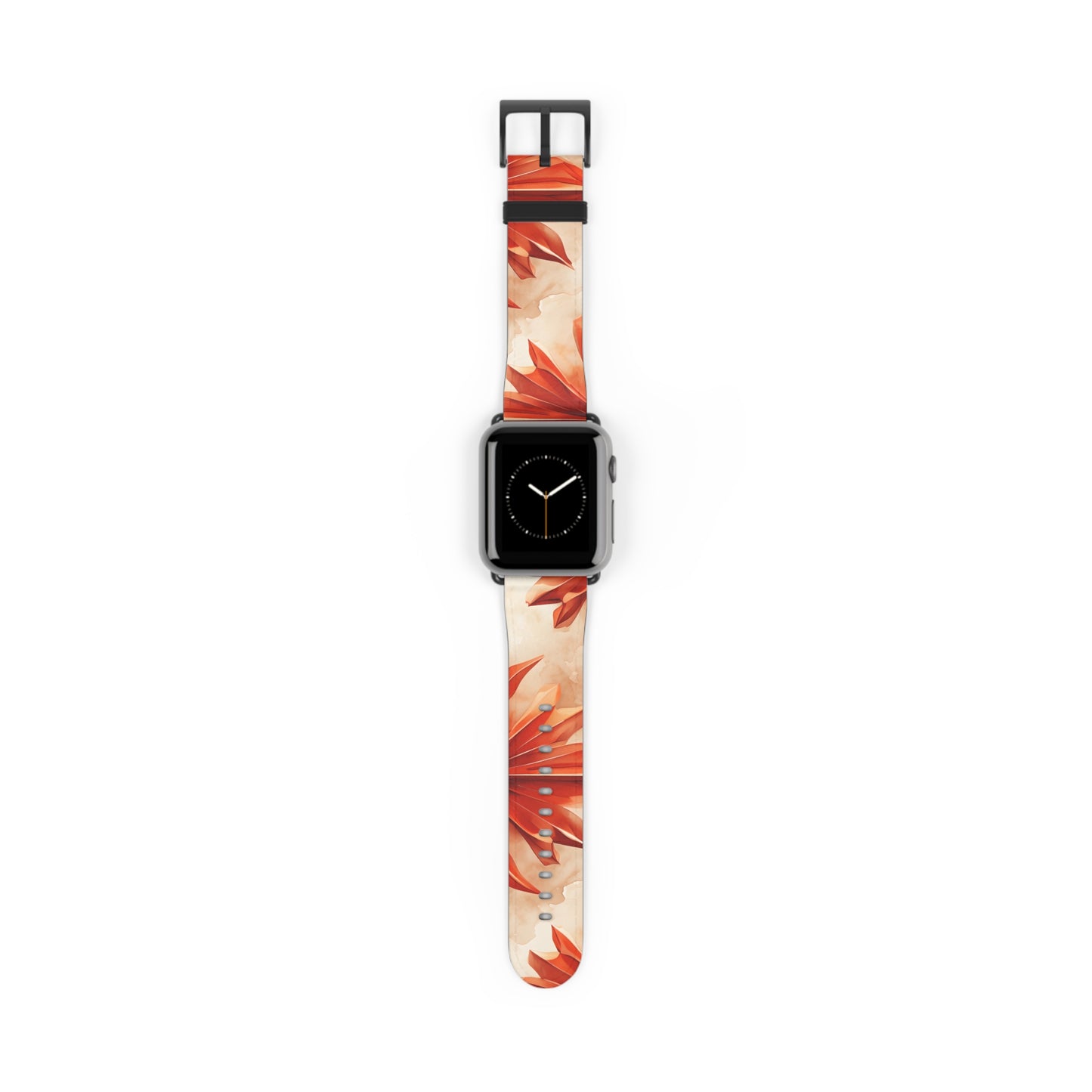 Sunset Fleur Apple Watch Band - Artistic Northern Lights Strap