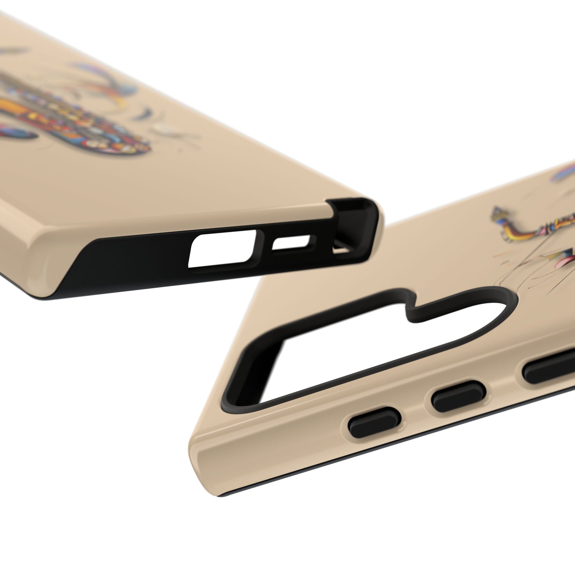 Brass Rhapsody Artistic Saxophone Music Tough Case for Samsung Galaxy S24 Ultra - Shockproof Phone Cover