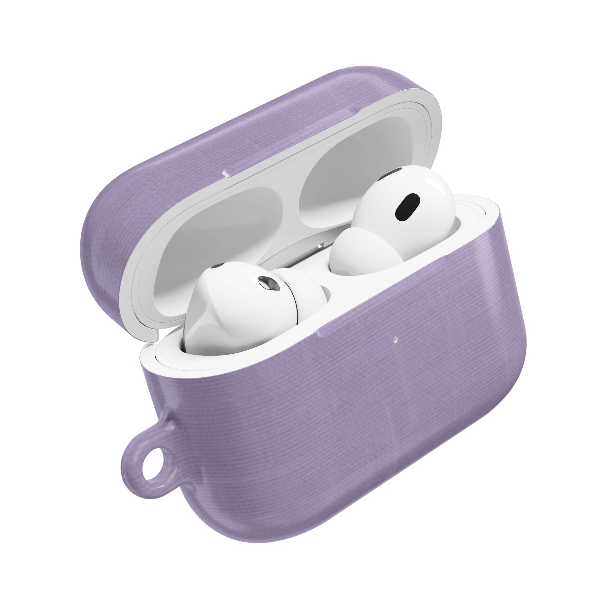 Lavender Linen AirPods Case - Minimalist Cover for Gen 1, 2, 3, Pro Gen 1 & 2