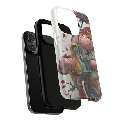 Blushing Peony Veil iPhone MagSafe Case