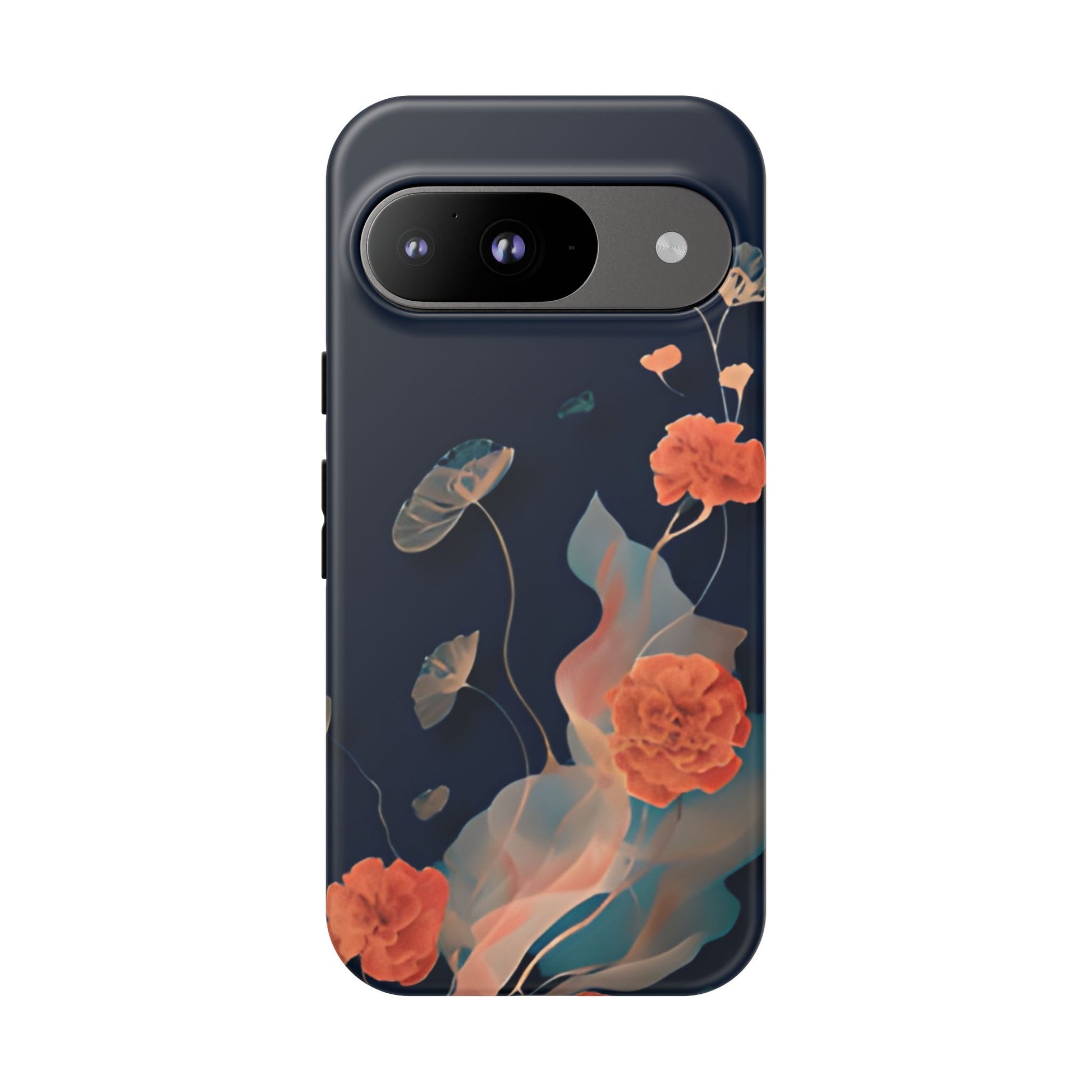 Lotus Reverie - Elegant Artistic Floral Google Pixel 9 Tough Phone Case - Painterly Lotus Blossom Design