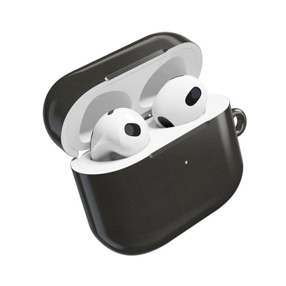 Charcoal Linen AirPods Case - Minimalist Charcoal Cover for Gen 1, 2, 3, Pro Gen 1 & 2