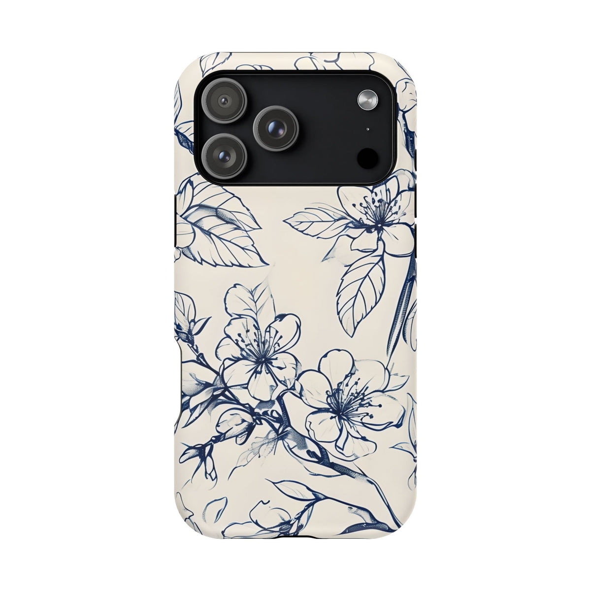Blossom Sketch iPhone MagSafe Case