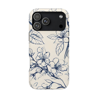 Blossom Sketch iPhone MagSafe Case