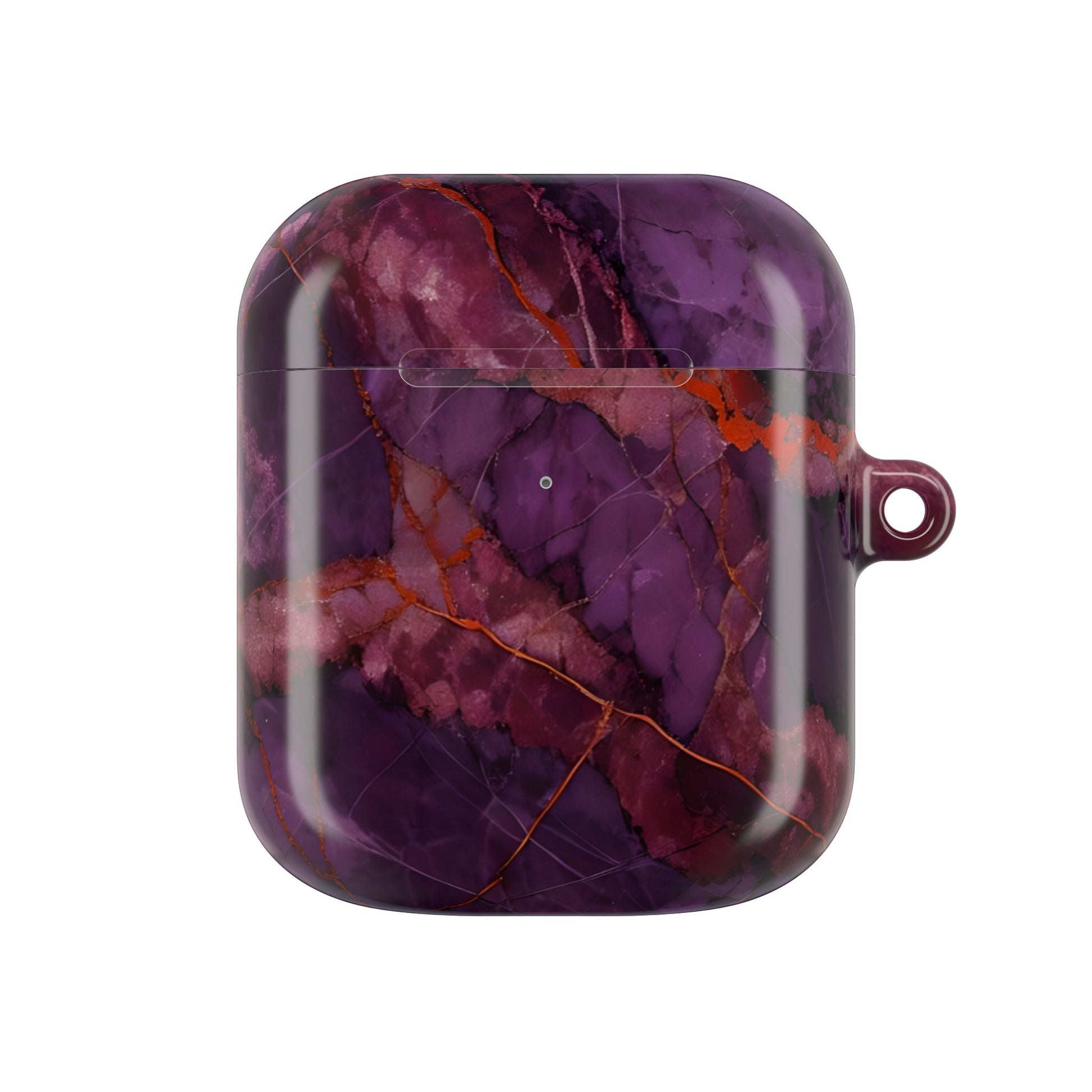 Amethyst Current AirPod Case - Purple and Red Earbud Cover for Gen 1, 2, 3, Pro Gen 1 & 2