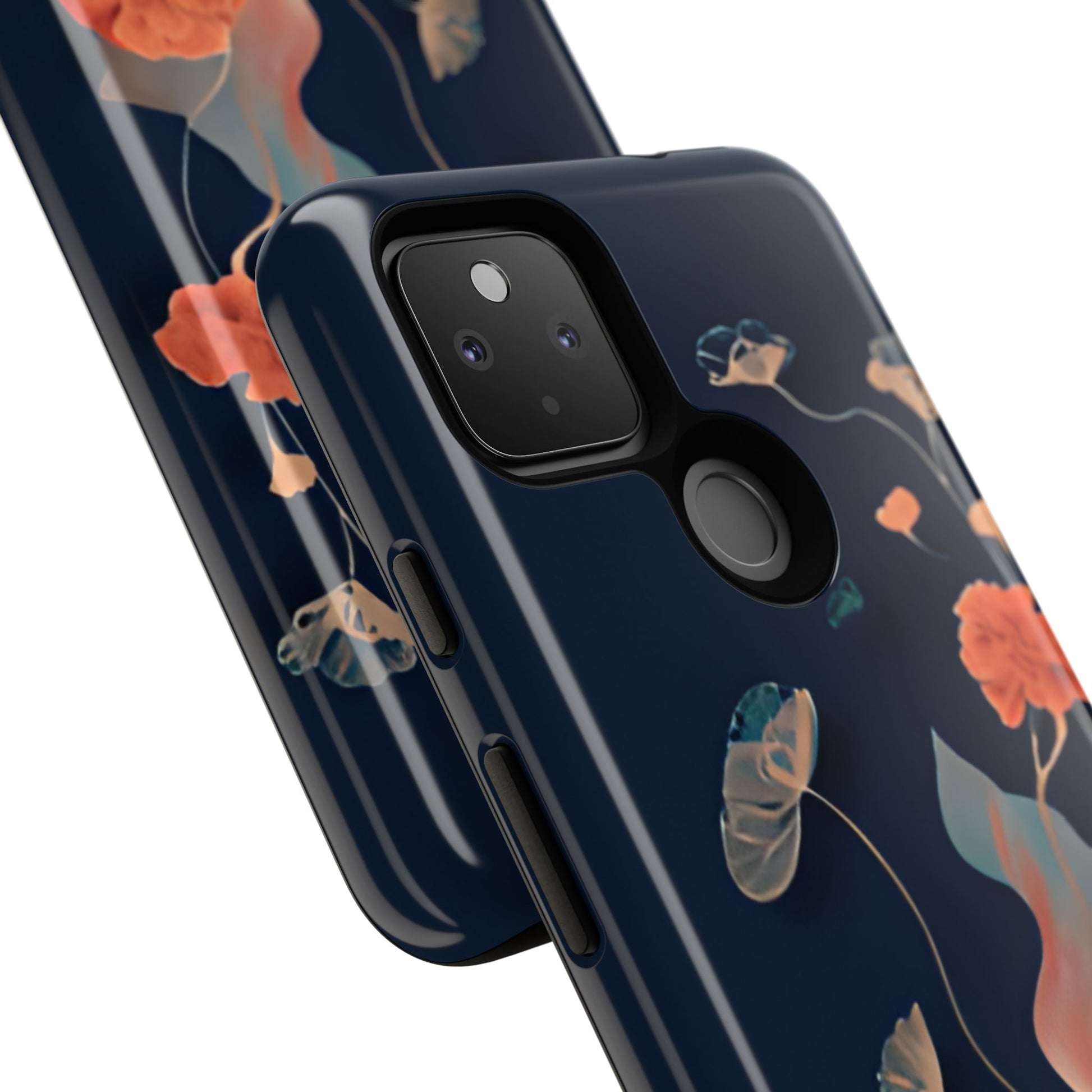 Lotus Reverie - Elegant Artistic Floral Google Pixel 4a 5G Tough Phone Case - Painterly Lotus Blossom Design