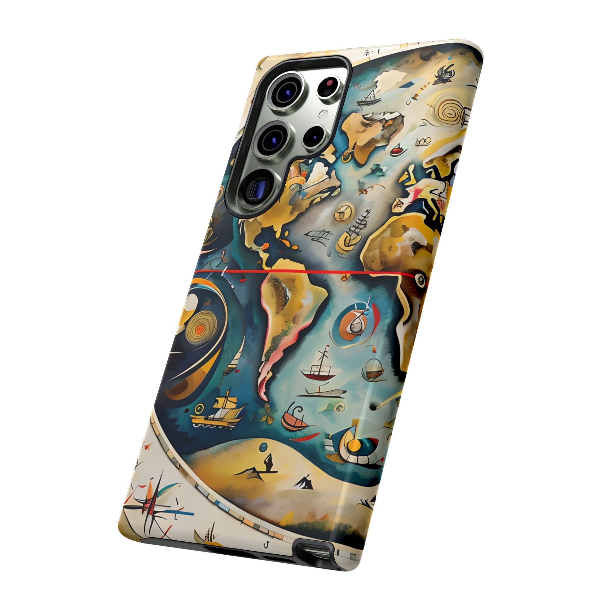 Celestial Map Samsung Galaxy S23 Ultra Tough Case - Vintage Map - Premium Abstract Design