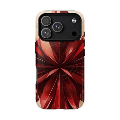 Ruby Compass iPhone MagSafe case with large camera cutout for Pro models