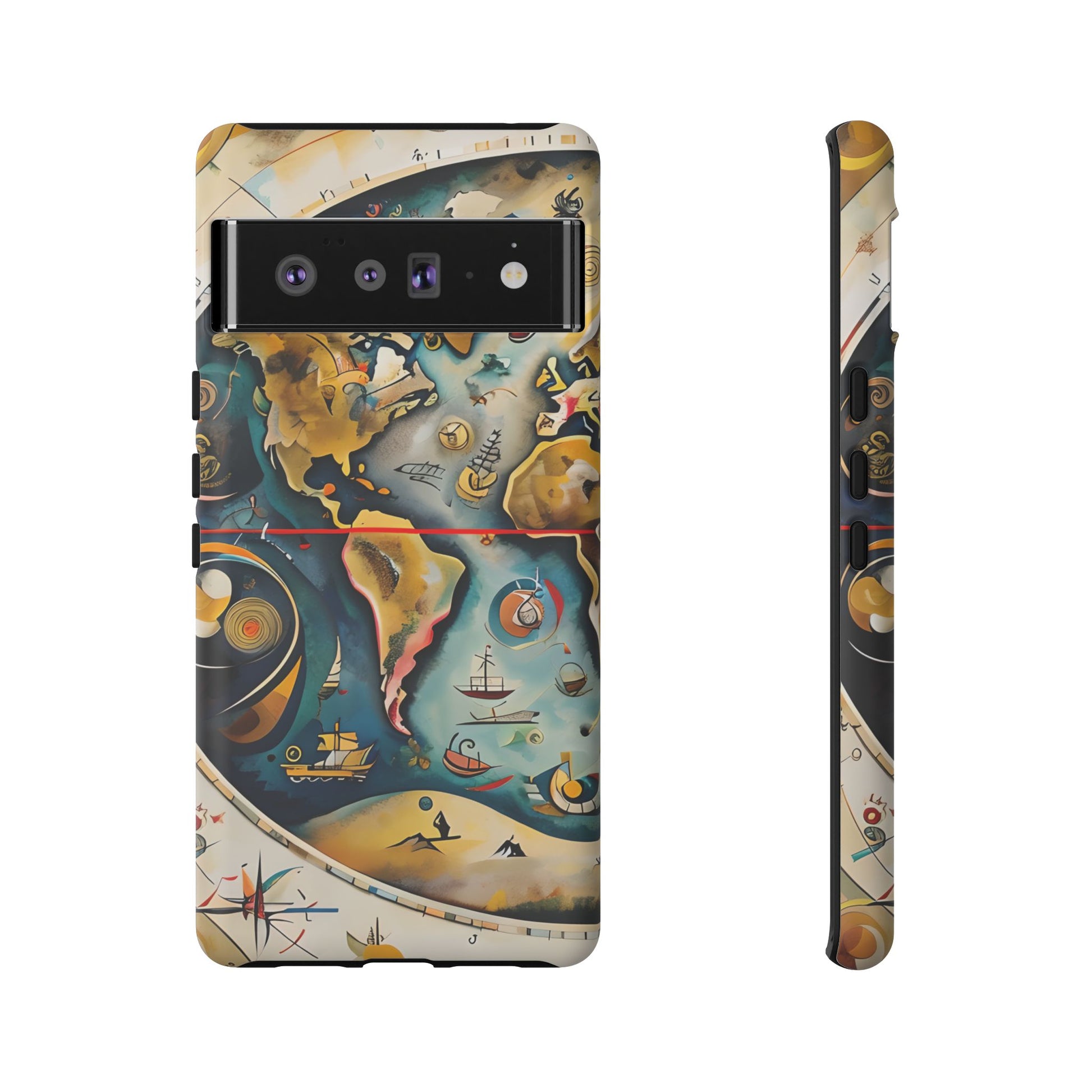Celestial Map Google Pixel 6 Pro Tough Case - Antique Star Chart Phone Cover