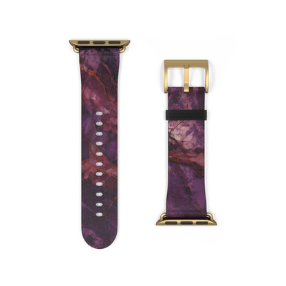 Amethyst Current Apple Watch Band Strap - Purple Marble design