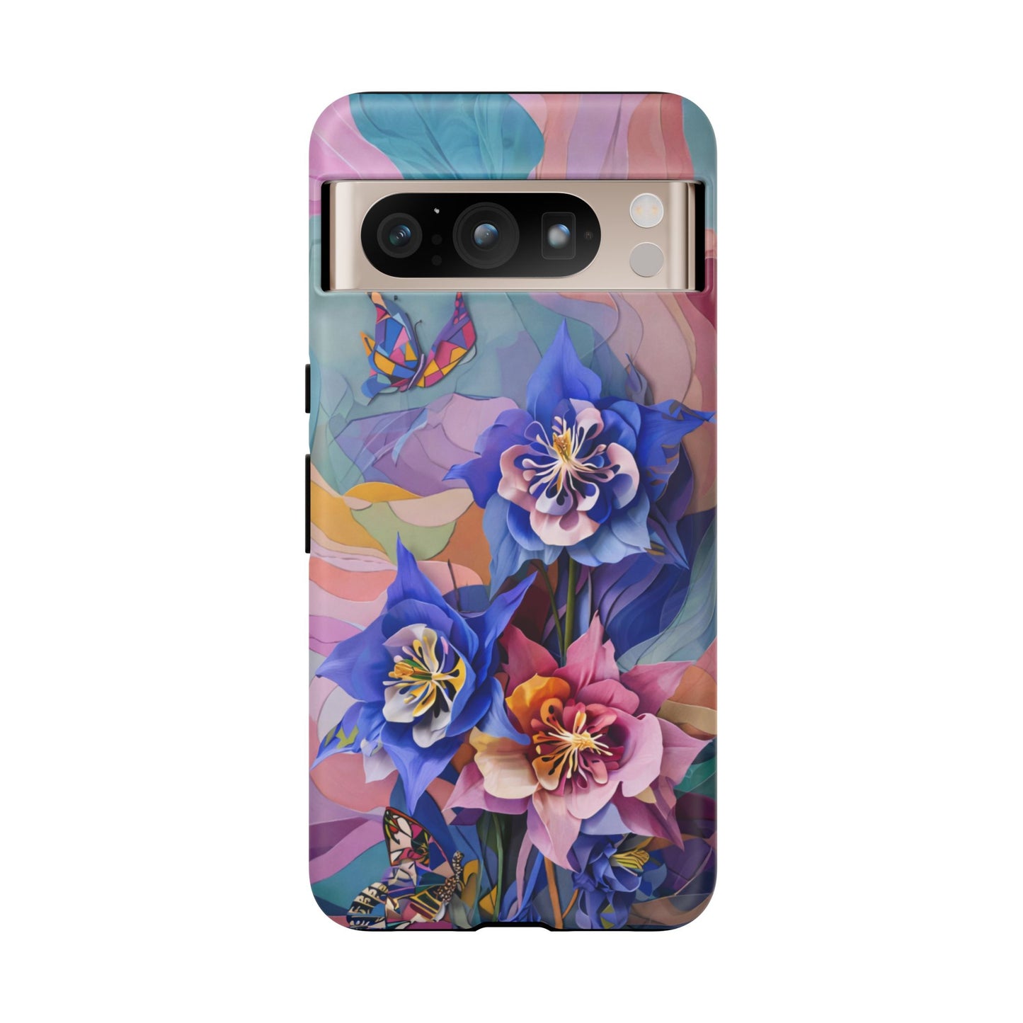 Blue Columbine Carnivale Google Pixel Tough Case