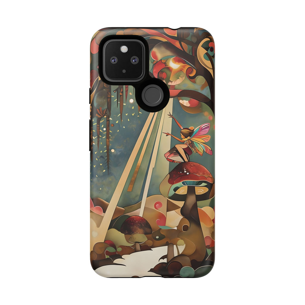 Enchanted Orchard Google Pixel 4a 5G Tough Case - Artistic Fairy Tale Phone Cover - Elegant Protective Fantasy Art Accessory