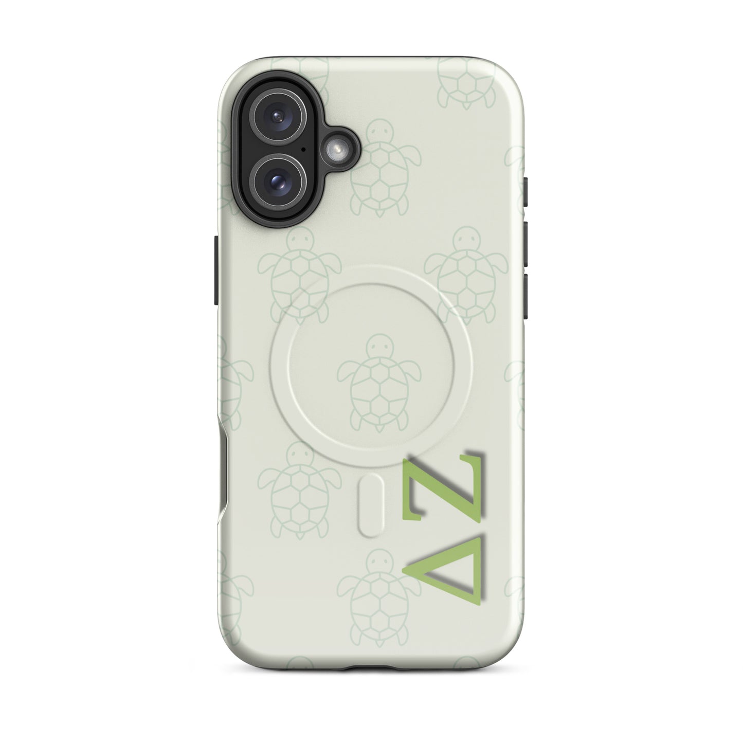 Delta Zeta® Subtle Turtles MagSafe® iPhone Case - Minimal Sorority Design