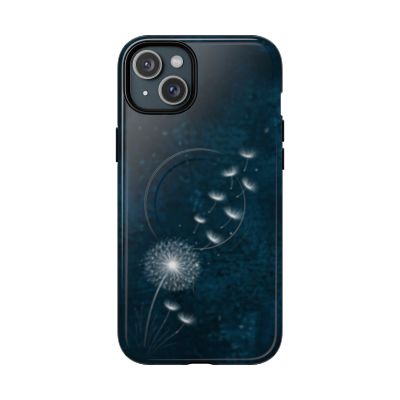 slim dandelion iPhone 15 Plus case with protective edges