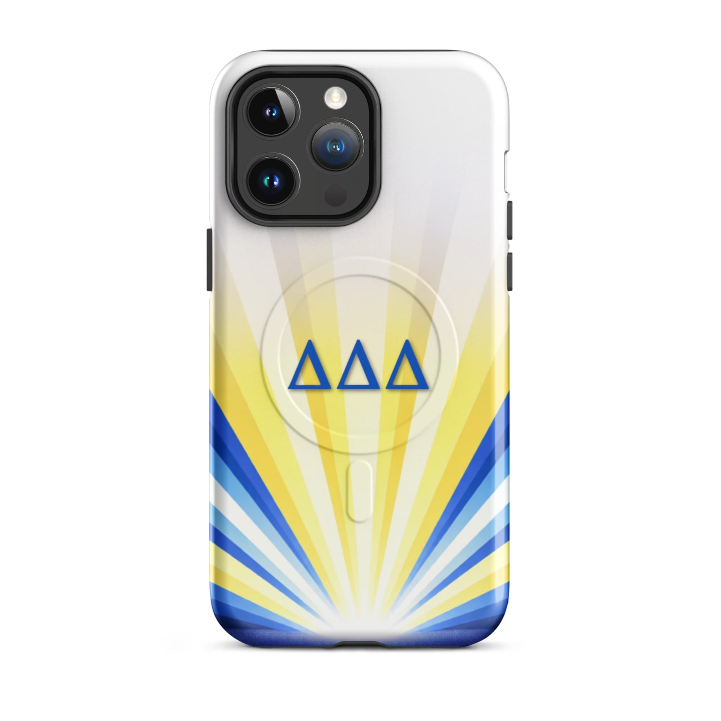 Delta Delta Delta® Radiant Sunburst MagSafe iPhone Case - Tri Delta Sorority
