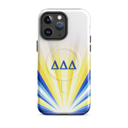 Delta Delta Delta® Radiant Sunburst MagSafe iPhone Case - Tri Delta Sorority