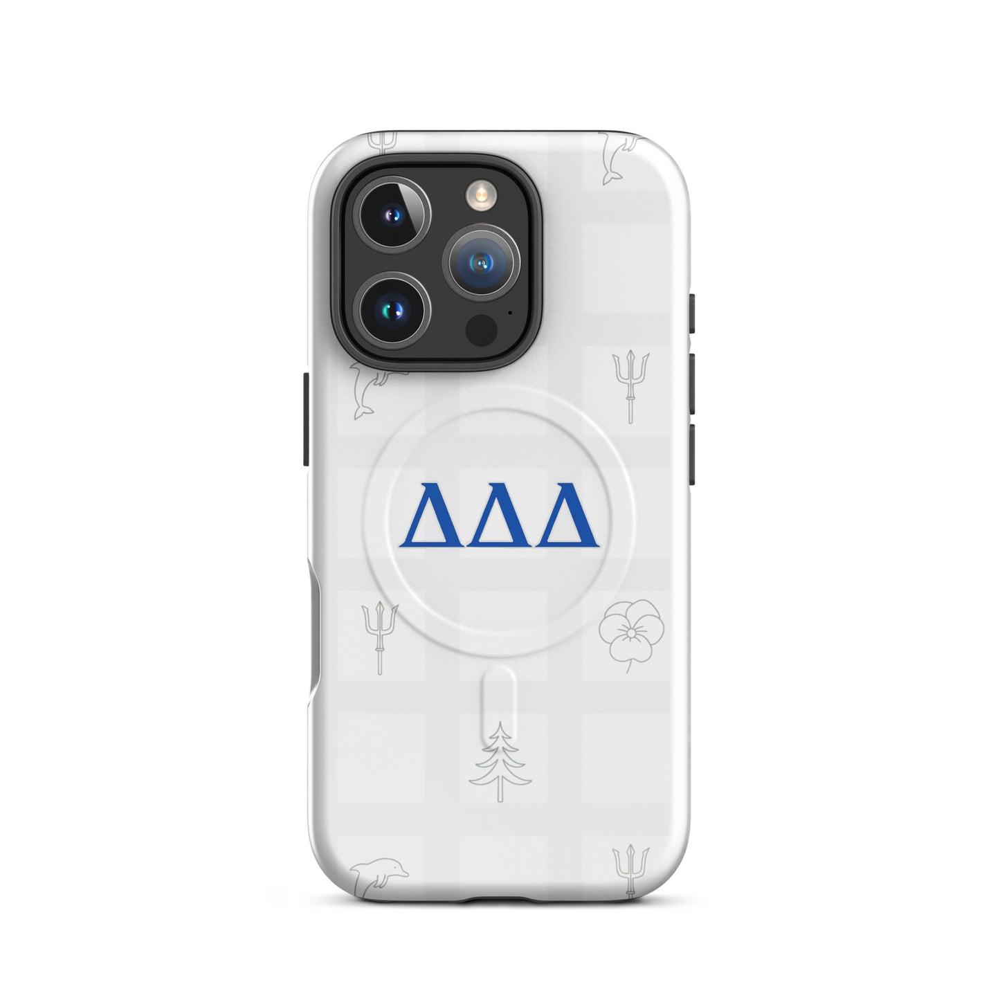 Delta Delta Delta Subtle Symbol iPhone 16 Pro case - minimalist Tri Delta gift for bid day, big little reveal, or graduation