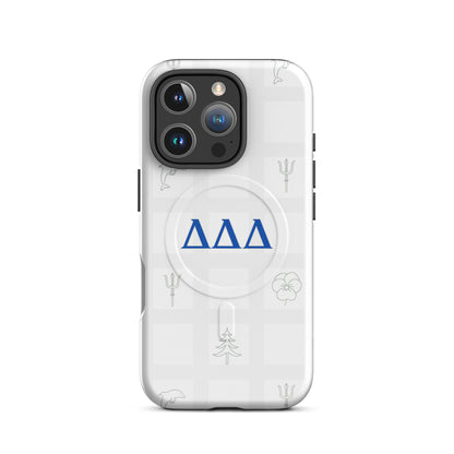 Delta Delta Delta Subtle Symbol iPhone 16 Pro case - minimalist Tri Delta gift for bid day, big little reveal, or graduation
